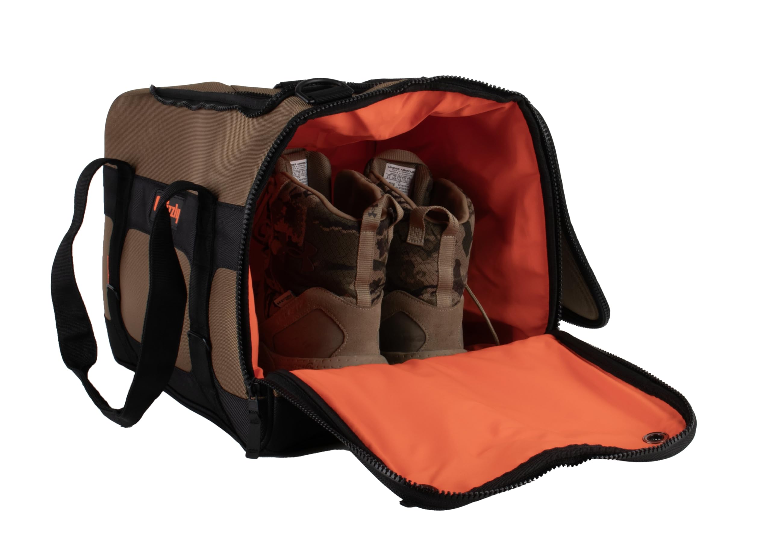 Duffle Grizzly 40 | Heavy-Duty Construction | Water-Resistant Base | 40L Capacity | Large Storage Pocket | Tan