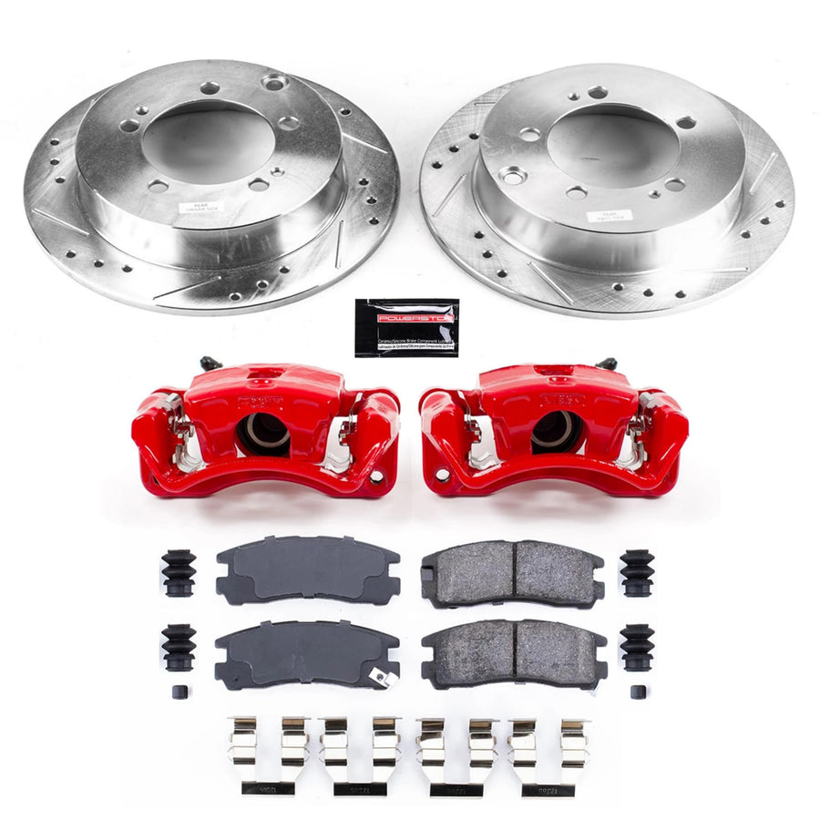 Power Stop Z23 Evolution Sport Brake Kit with Calipers For Chrysler Sebring, Dodge Avenger, Dodge Stratus, Eagle Talon, Mitsubishi Eclipse, Mitsubishi Galant [Model Specific]