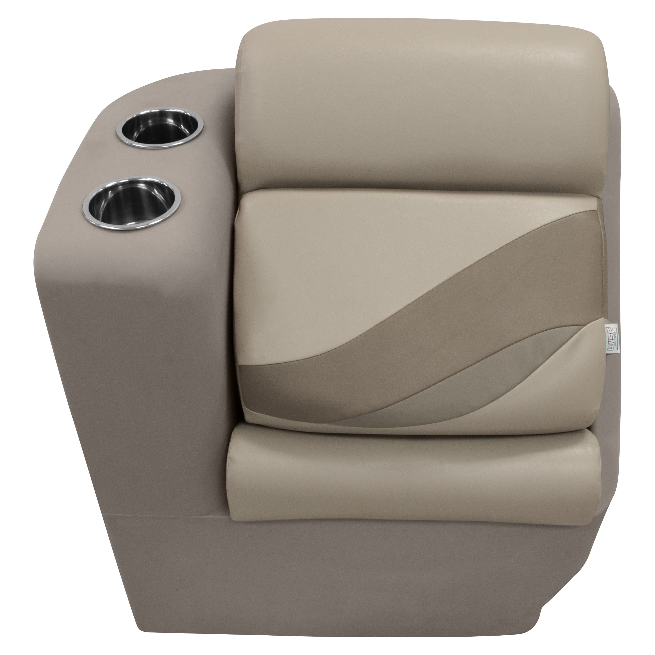 Wise Premier Series BM13006L-1749 Pontoon Left Lean Back Recliner, Mocha Java/Café/Mushroom