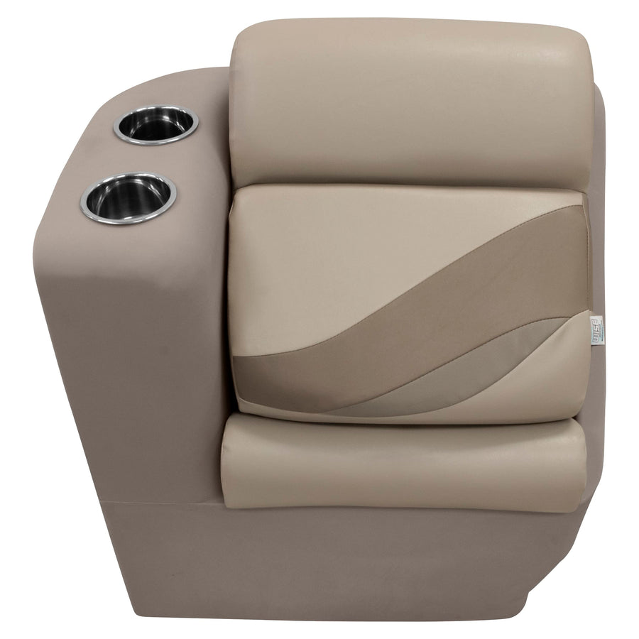 Wise Premier Series BM13006L-1749 Pontoon Left Lean Back Recliner, Mocha Java/Café/Mushroom