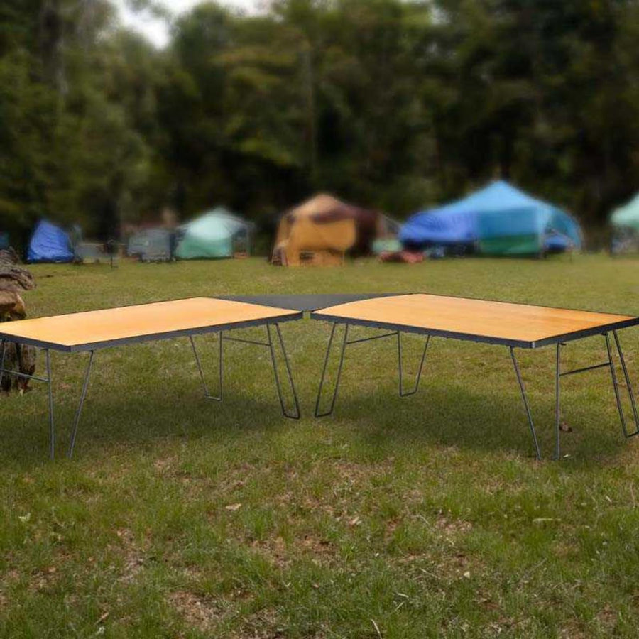 Kick It Camp Table Overland Vehicle Systems - Wood Base & Storage Bag