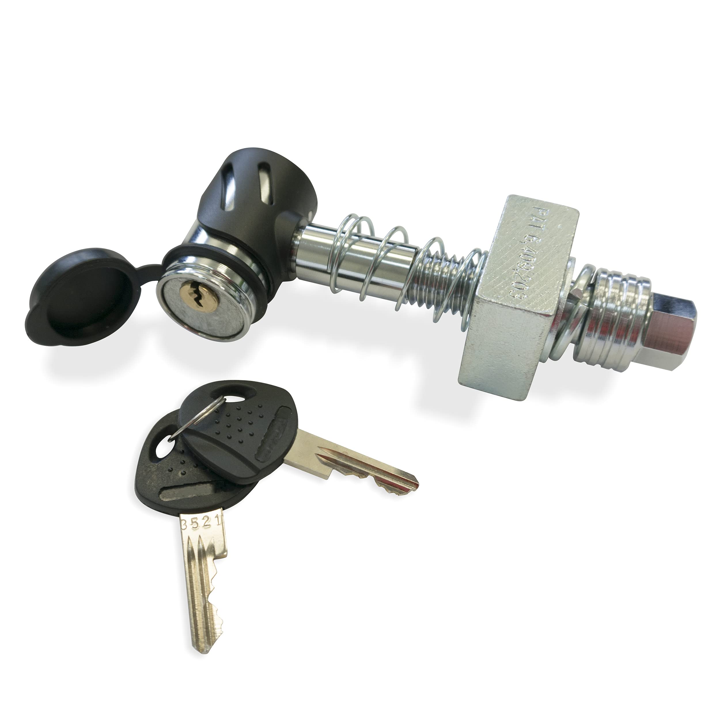 Keyless Press-on Locking Let's Go Aero (SHP2040) Silent Hitch Pin for 2in Hitches