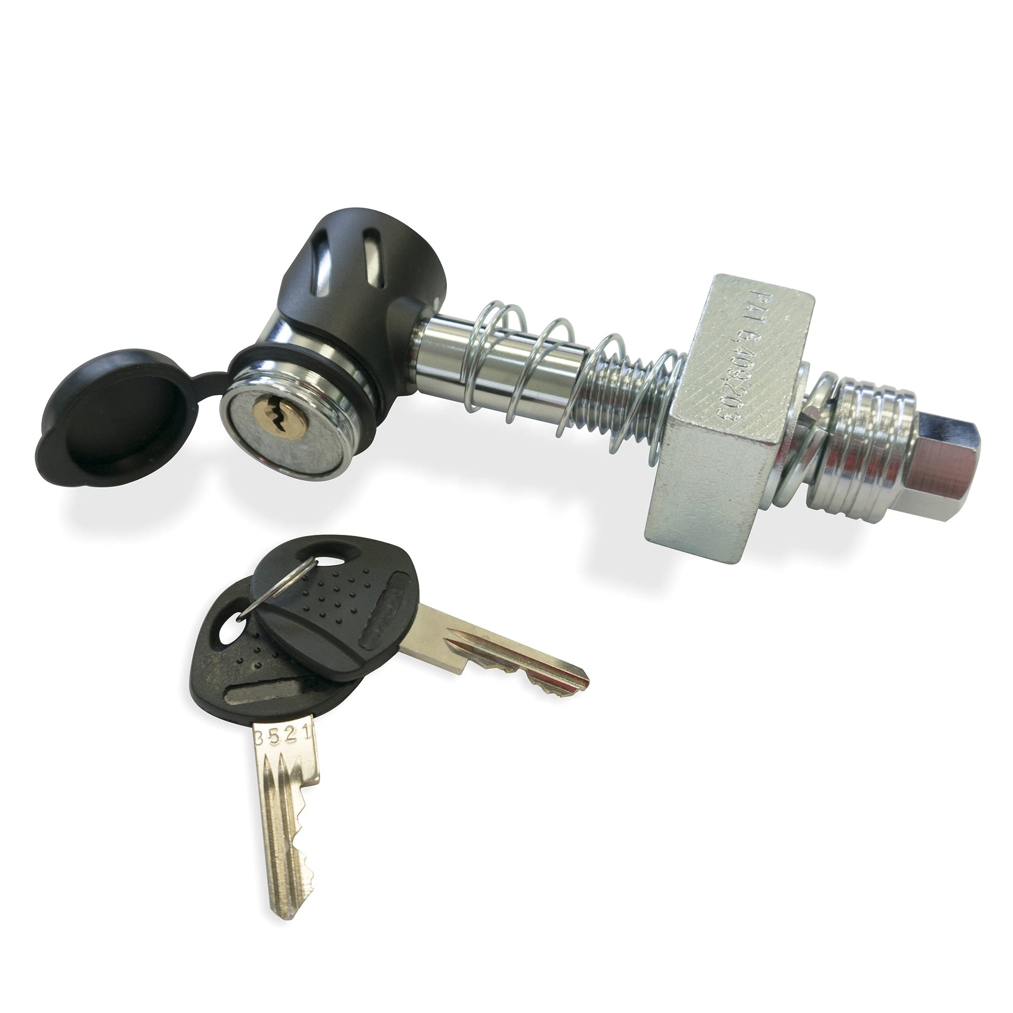 Keyless Press-on Locking Let's Go Aero (SHP2040) Silent Hitch Pin for 2in Hitches