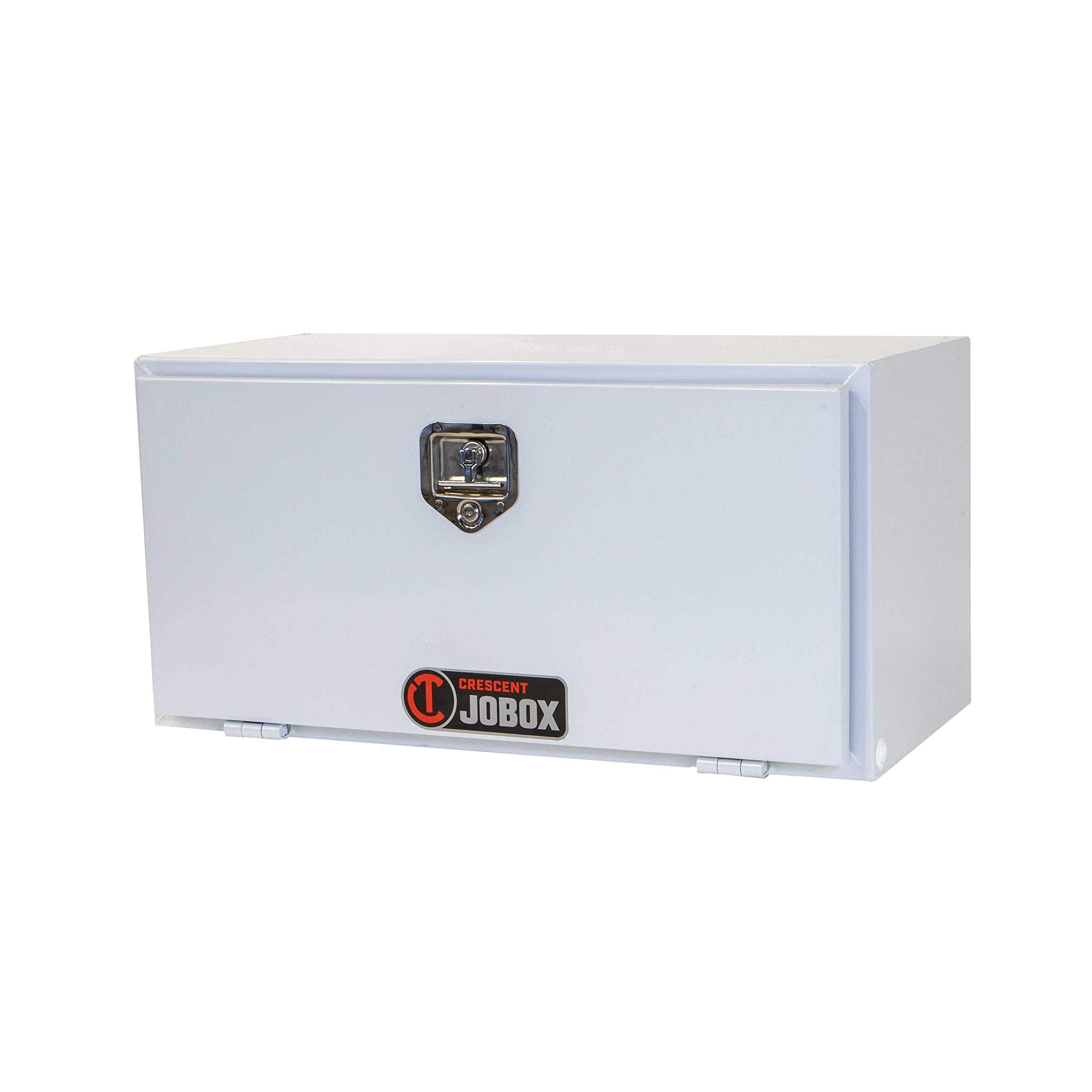 JOBOX Crescent White Steel Underbed Box 60" x 18" x 18" - 794980