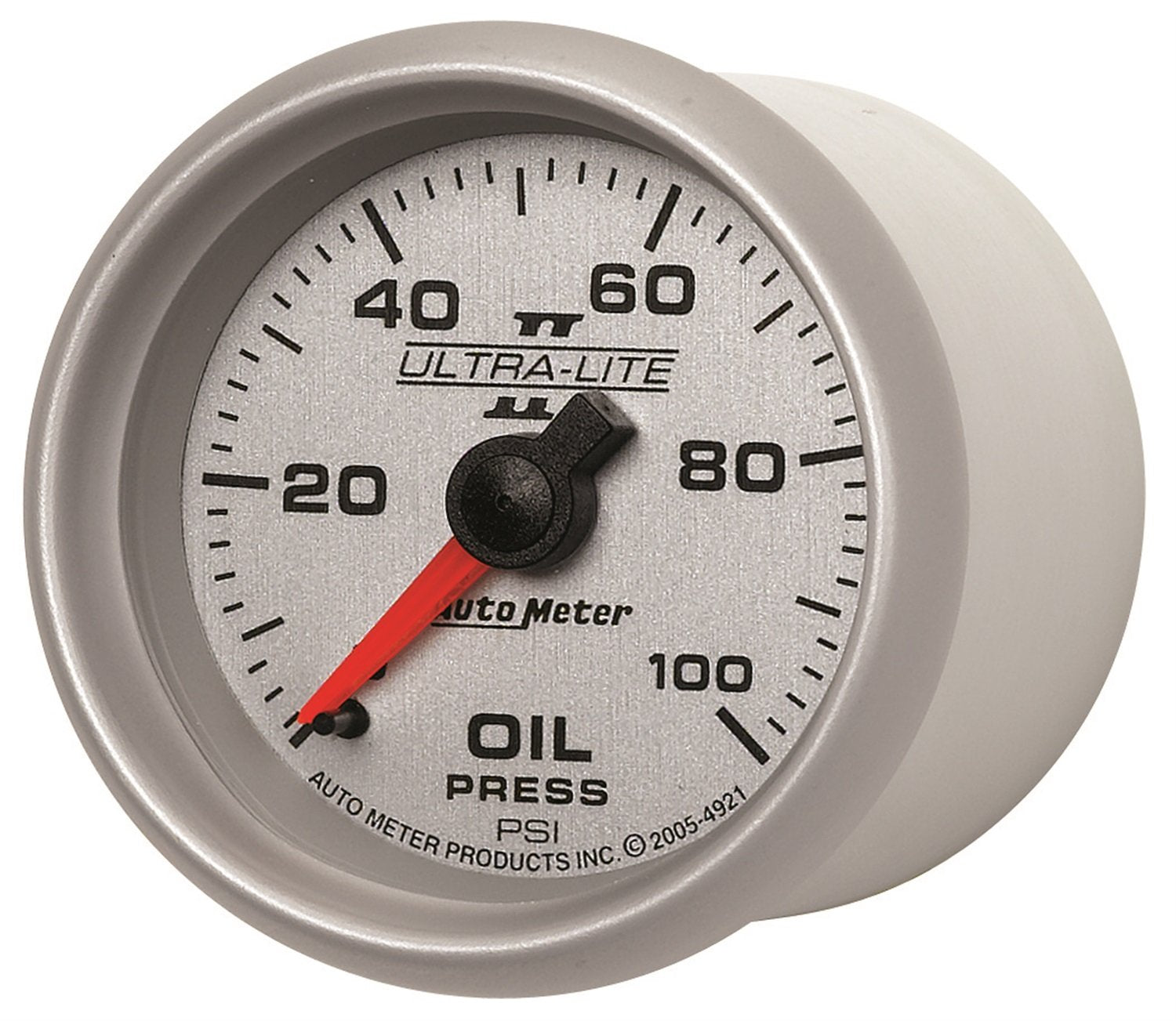 Ultra-Lite II Auto Meter 4921 Oil Pressure Gauge 2.3125 in.