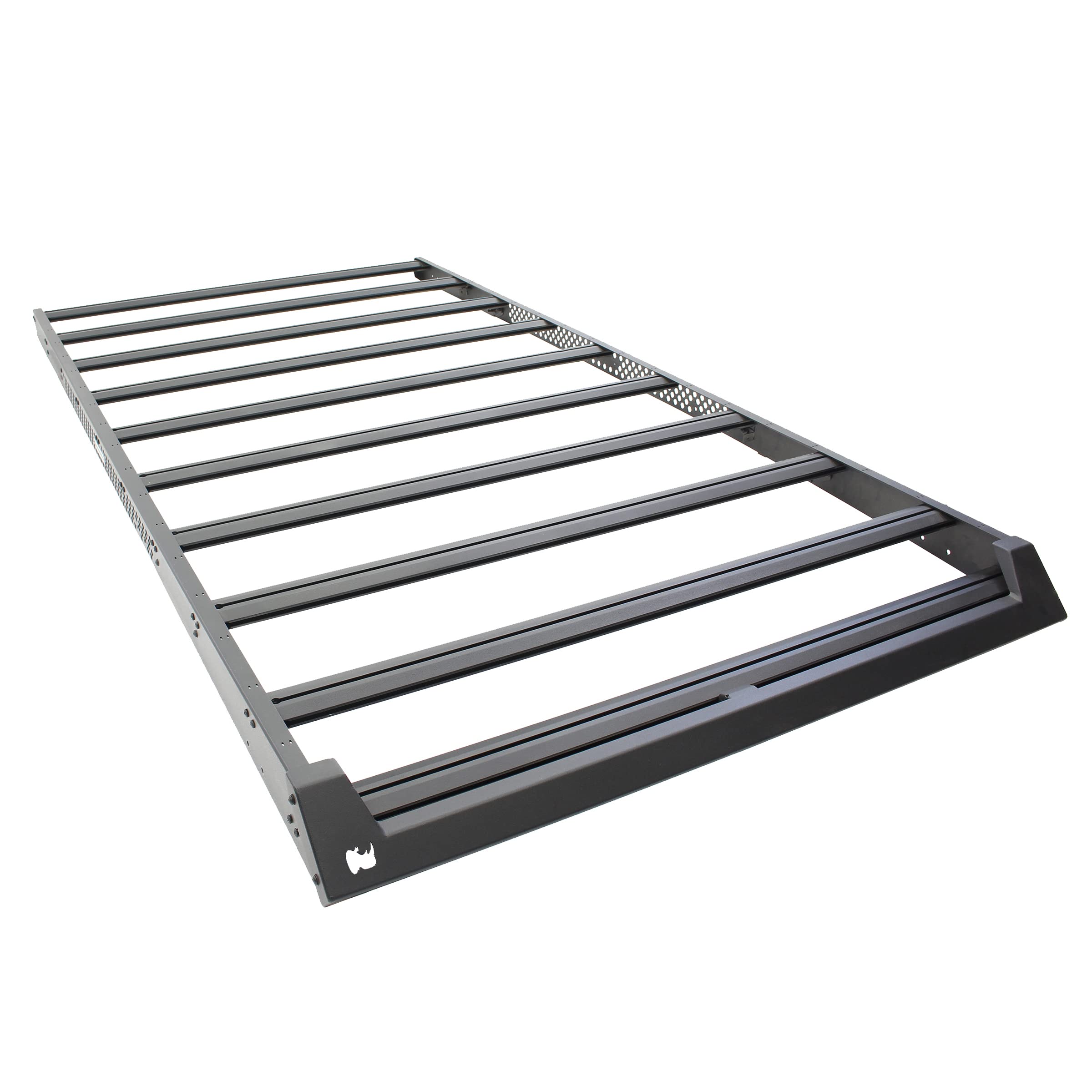Ceros Go Rhino Low Profile Roof Rack | Aluminum, Textured Black | 5933001T | Fits 2010 - 2023 Toyota 4Runner
