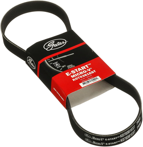 K070381EST Gates E-Start Micro-V Serpentine Drive Belt