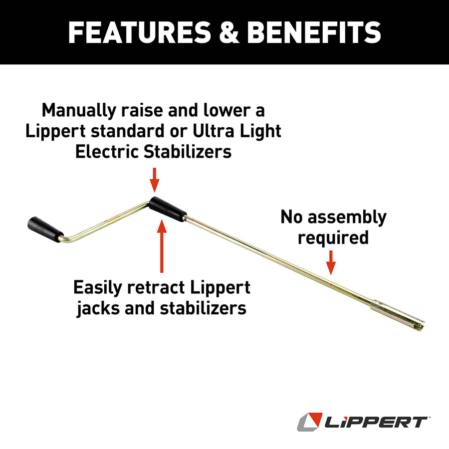 Lippert Travel Trailer Electric Stabilizers and 5th Wheel Landing Gear Jacks