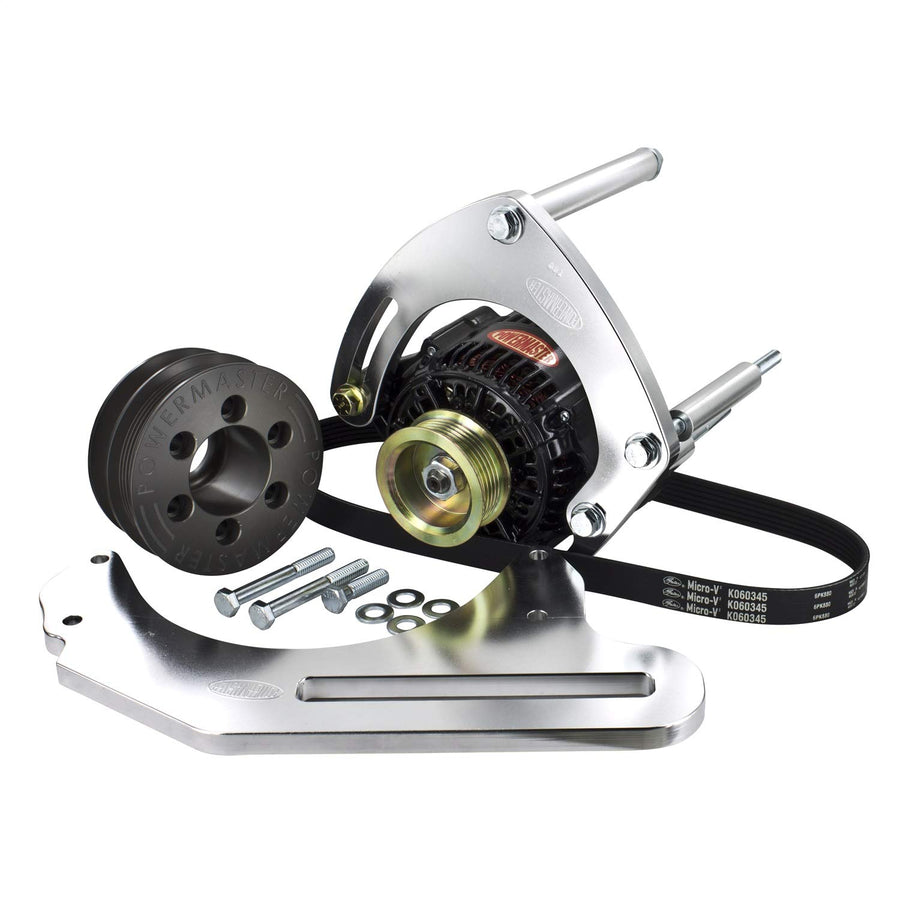 Alternator Kit Powermaster Pro Series [BBC] w/1471 Blower w/8142 150A Alt