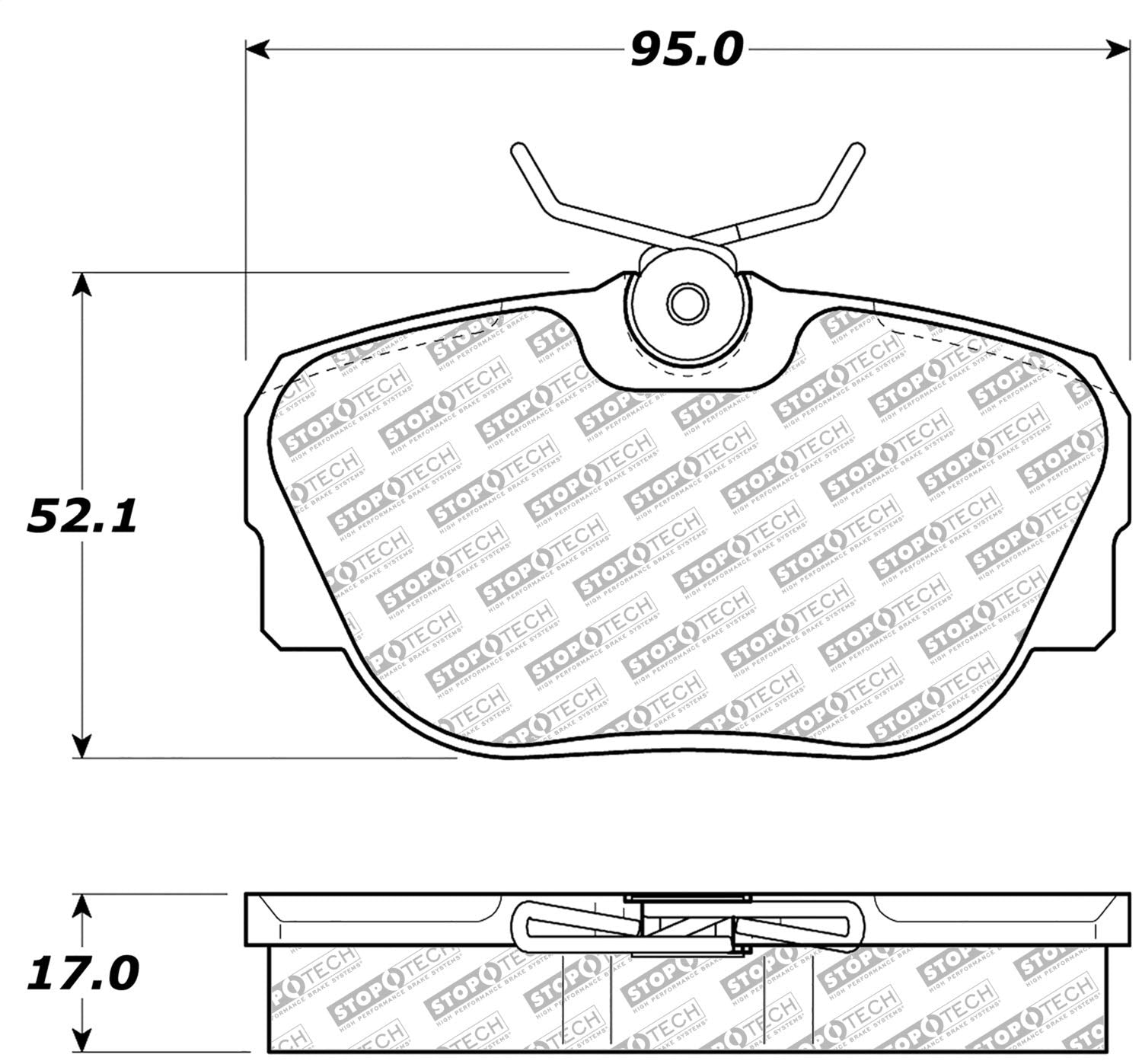 Street Select StopTech Brake Pads 305.04930