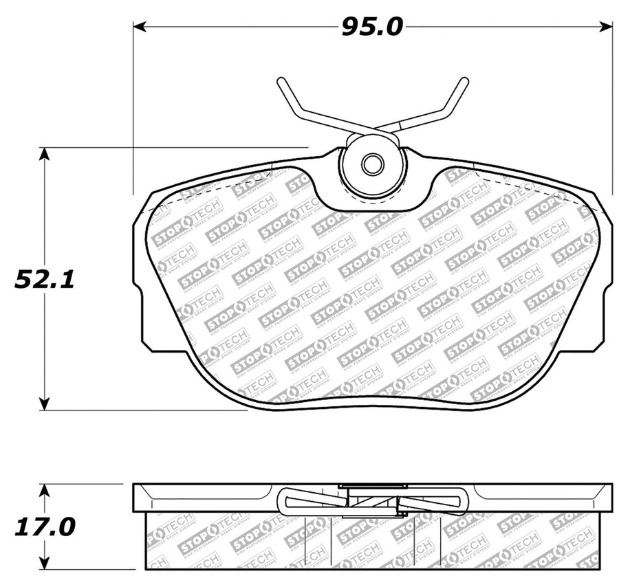 Street Select StopTech Brake Pads 305.04930
