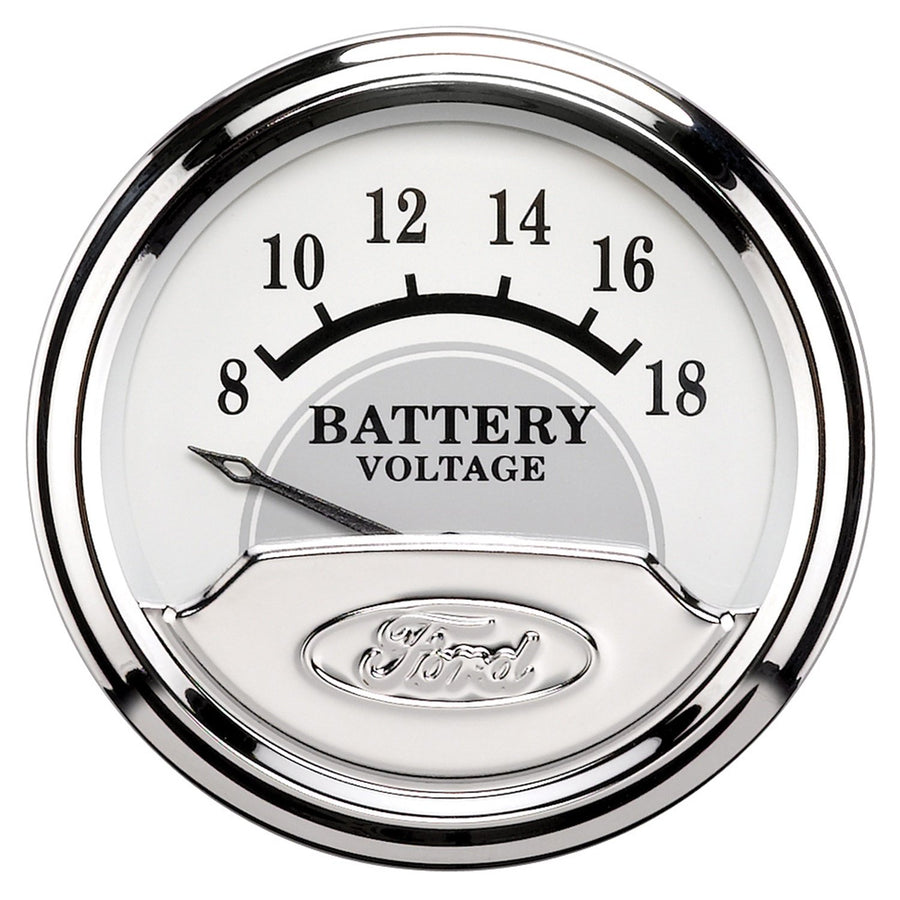 Ford Racing Series Auto Meter 880354 Electric Voltmeter Gauge