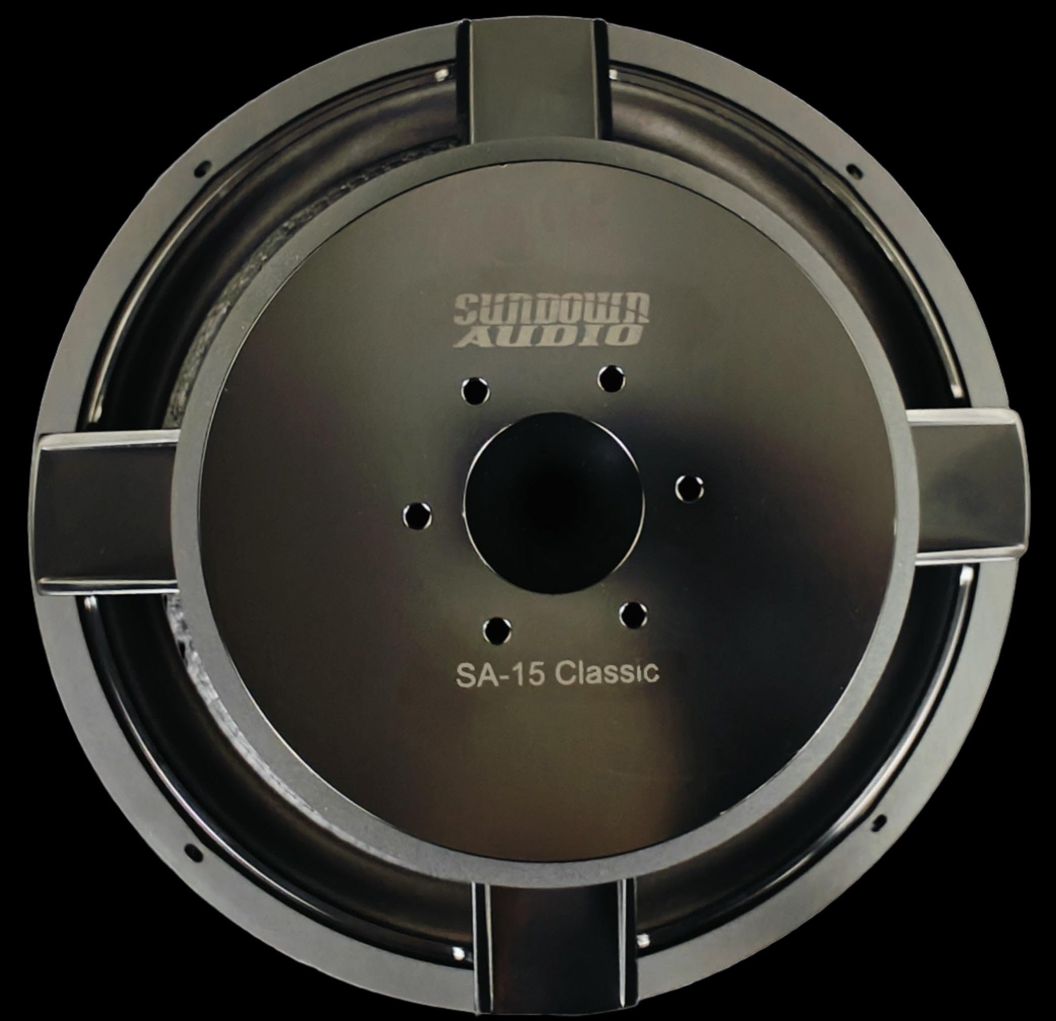 Sundown Audio Classic Series SA-15 15" Dual 4 Ohm Subwoofer - Black Motor, 1000W RMS / 2000W Peak Power, Competition Grade, High-Temperature Voice Coil, Optimized for Deep Bass