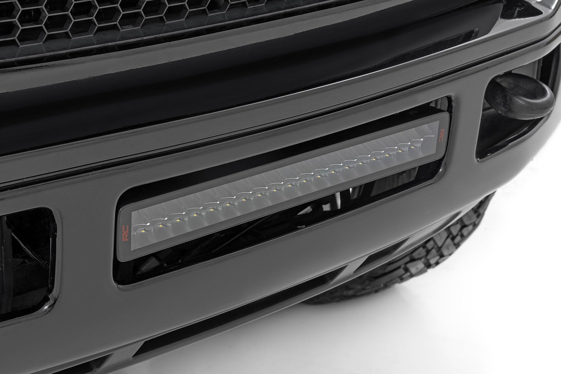 20" Rough Country Dual Row Spectrum LED Light Bar - 200W, 18,000 Lumens, 5W Osram LEDs, Combo Spot & Flood Beam, Built for Rugged Off-Road Use