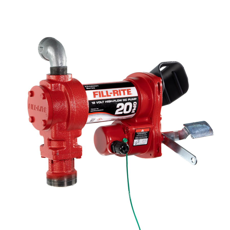 Fill-Rite 12V FR4204H 20 GPM Fuel Transfer Pump (Pump Only) | Gasoline, Diesel, Kerosene, Ethanol Blends, Methanol Blends, & Biodiesel
