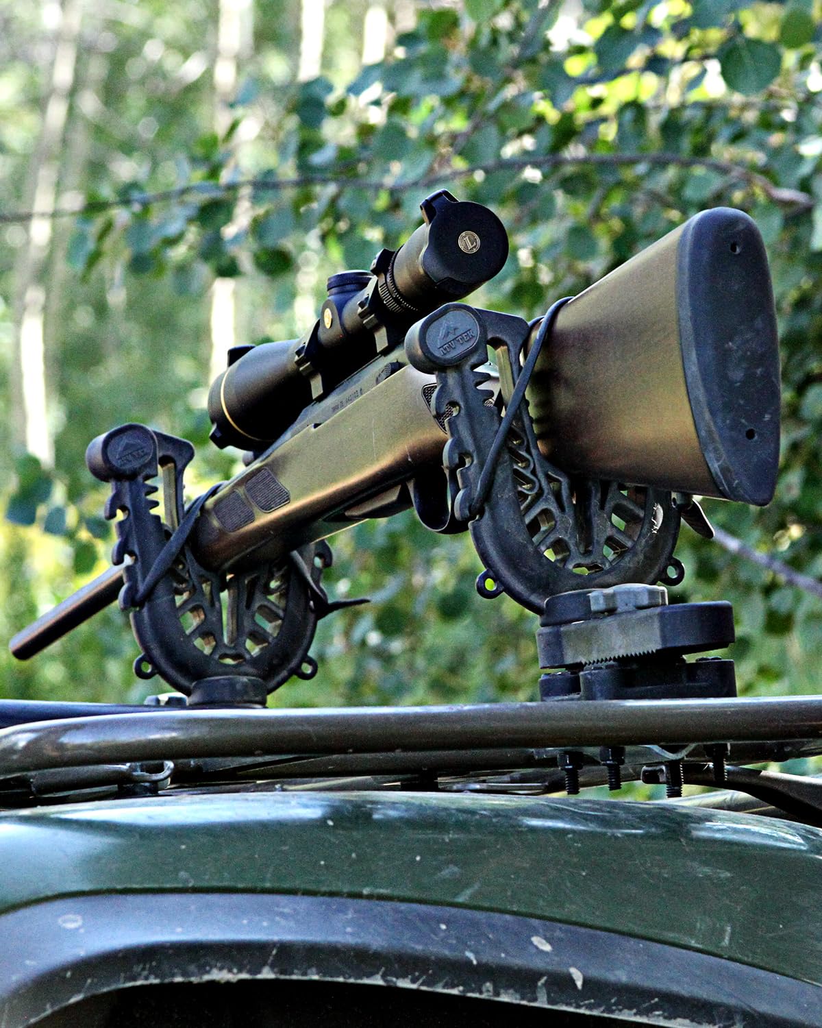 FlexGrip Pro Mounting Rack for Gun, Bow, Tools, Utilities - ATV TEK, Single Rider
