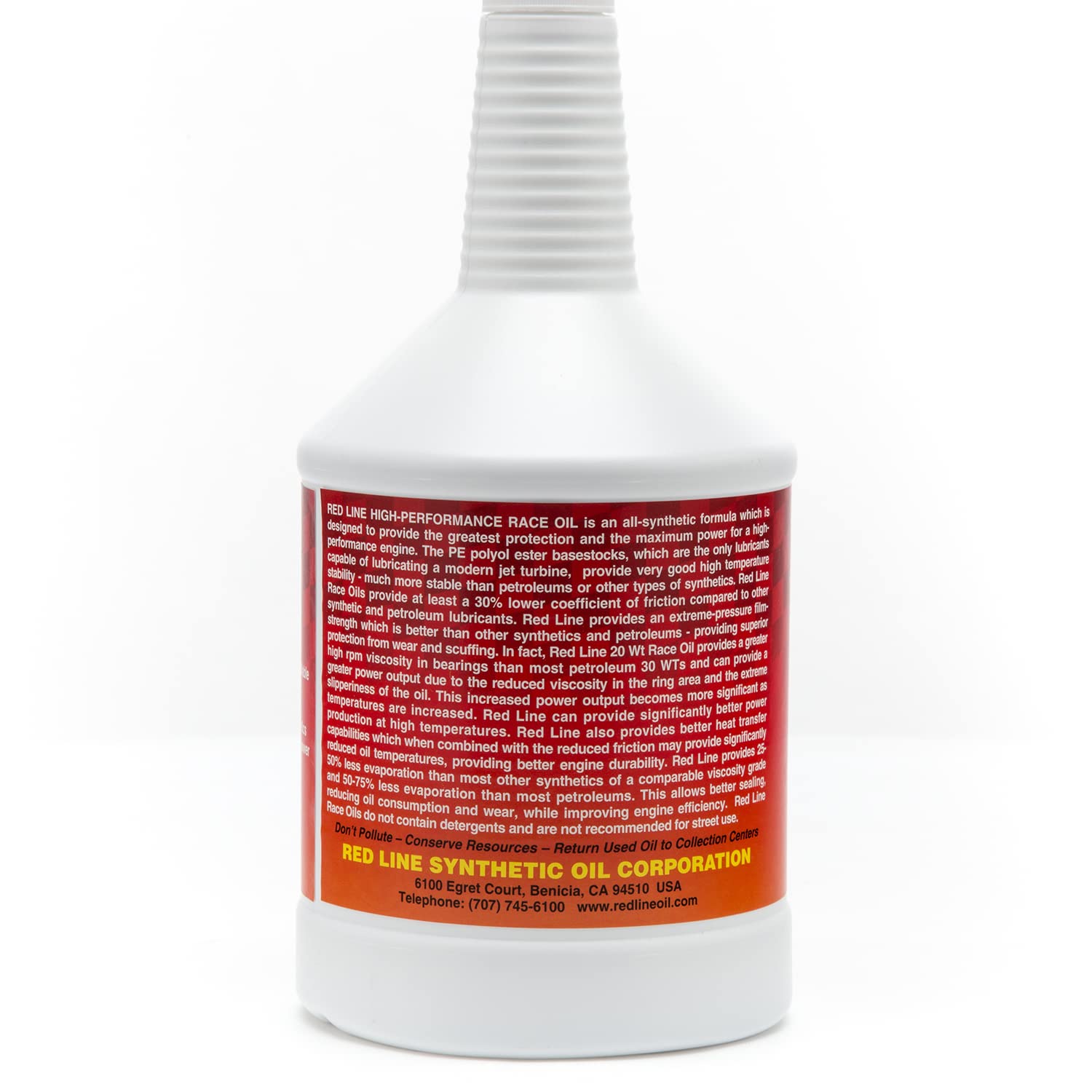 20WT Red Line Racing Oil Synthetic - Quart 10204