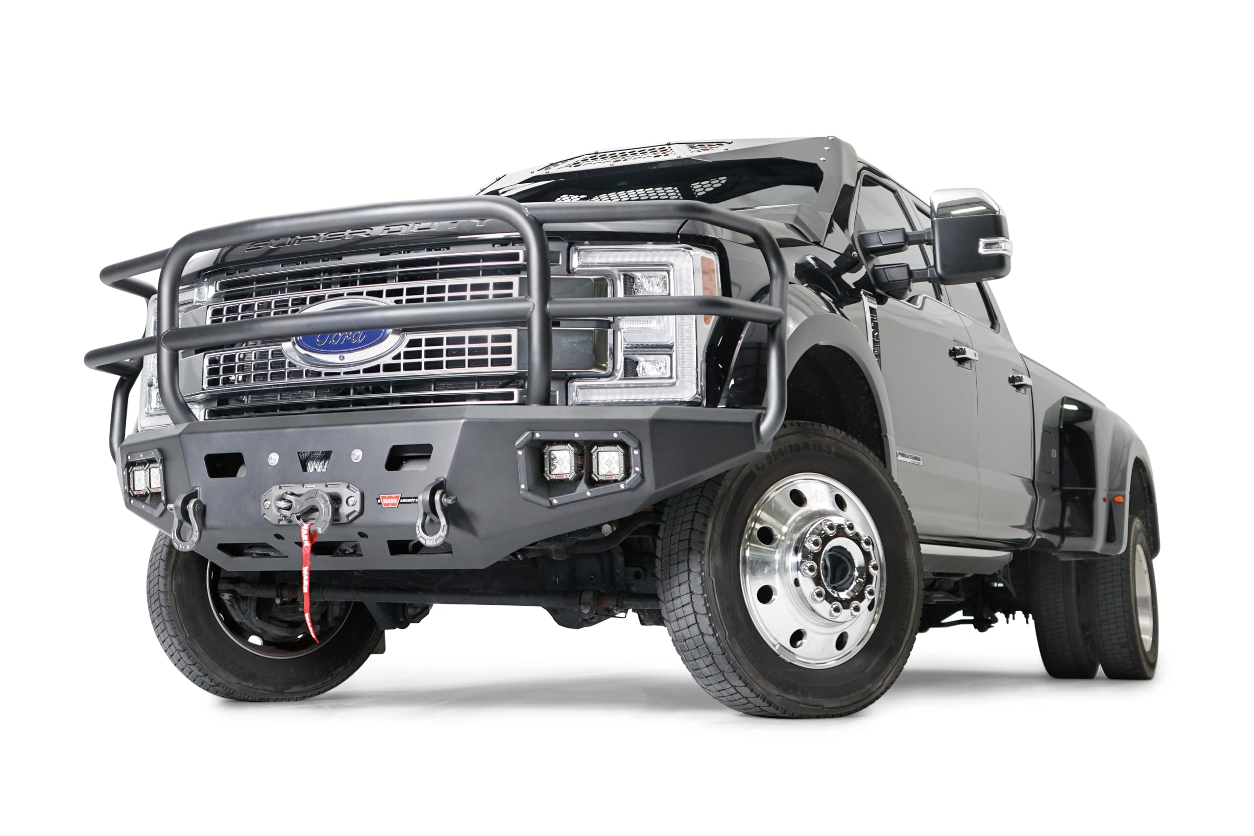 Ascent HD WARN 107182 Front Bumper with Full Grille Guard, Fits: Ford SD F450 & F550 (2017-2021)