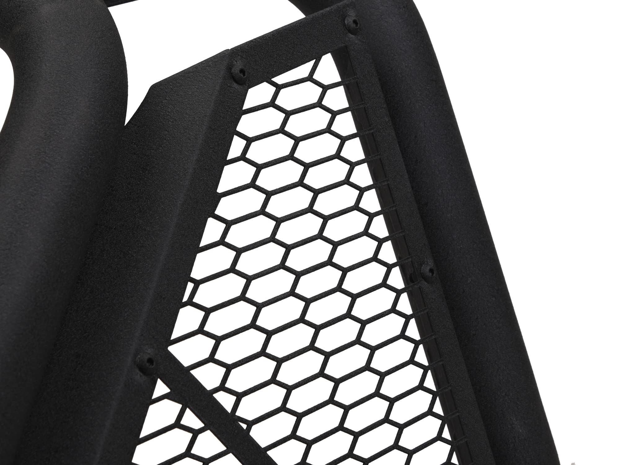 8707807 Armordillo USA CR-B Honeycomb Mesh Steel Chase Rack - Textured Black Fits Mid Size Pickup Truck, Mid Size Pickup Trucks