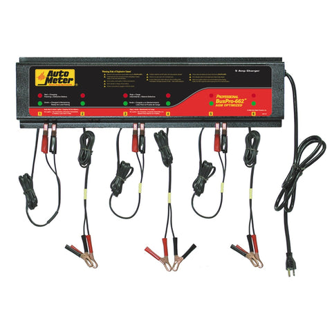BUSPRO662 Auto Meter AGM Optimized Multi Battery Charging Station