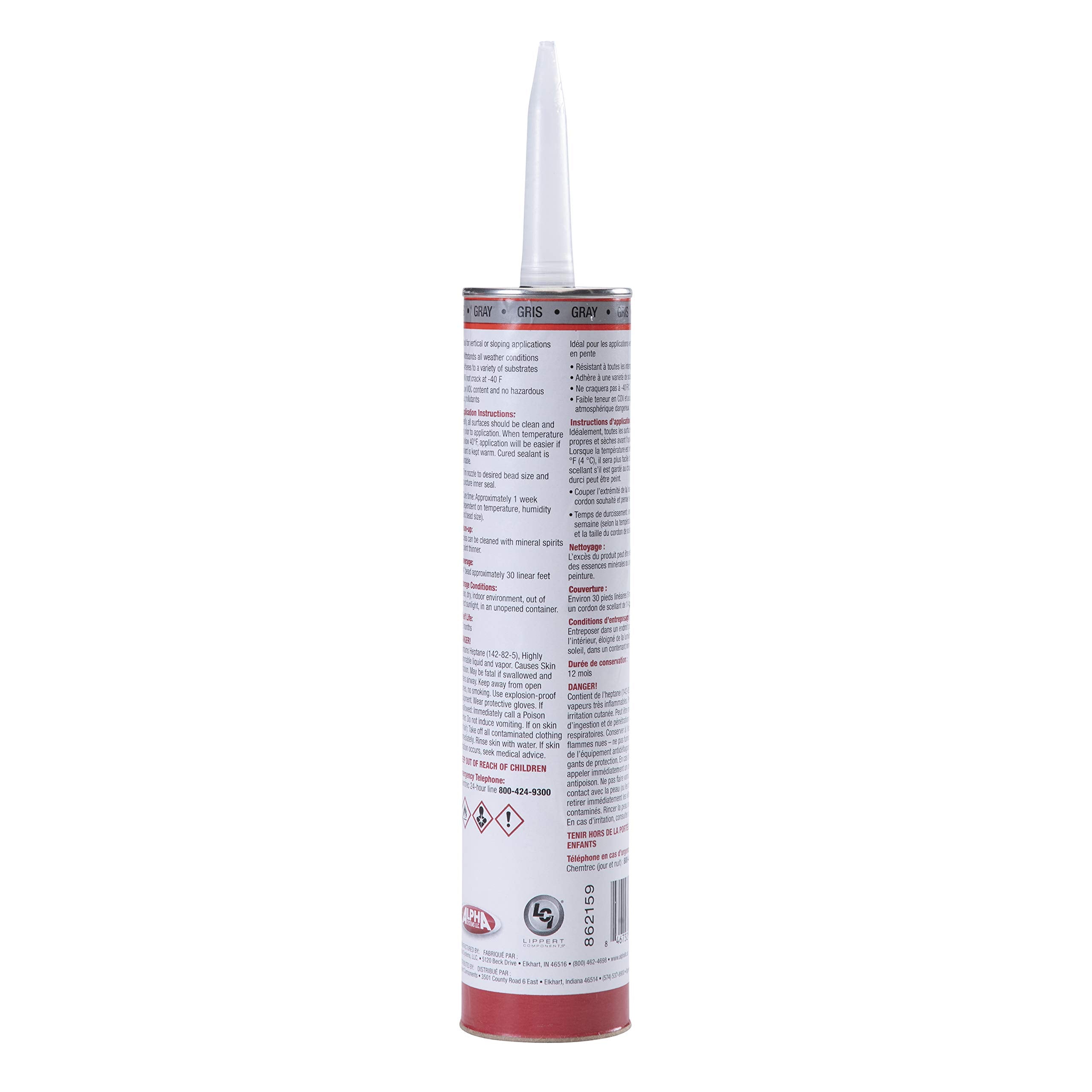 Non-Sag Sealant 1010 for 5th Wheel RVs, Travel Trailers and Motorhomes
