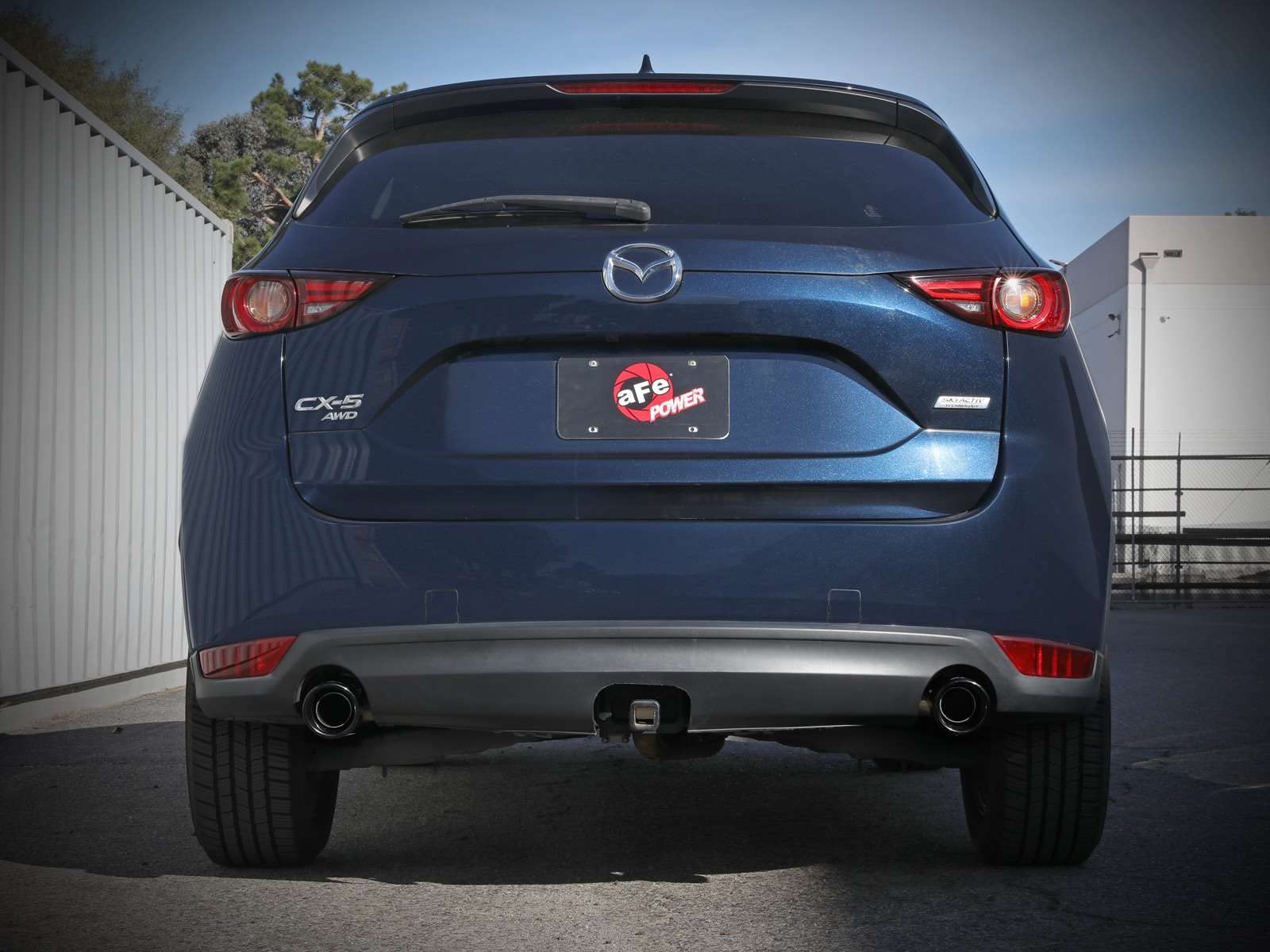 aFe Power 2-1/2 IN 304 Stainless Steel Takeda Axle-Back Exhaust System w/Black Tip Fit Mazda CX-5 17-22 L4-2.5/2.5L (t) 49-37021-B
