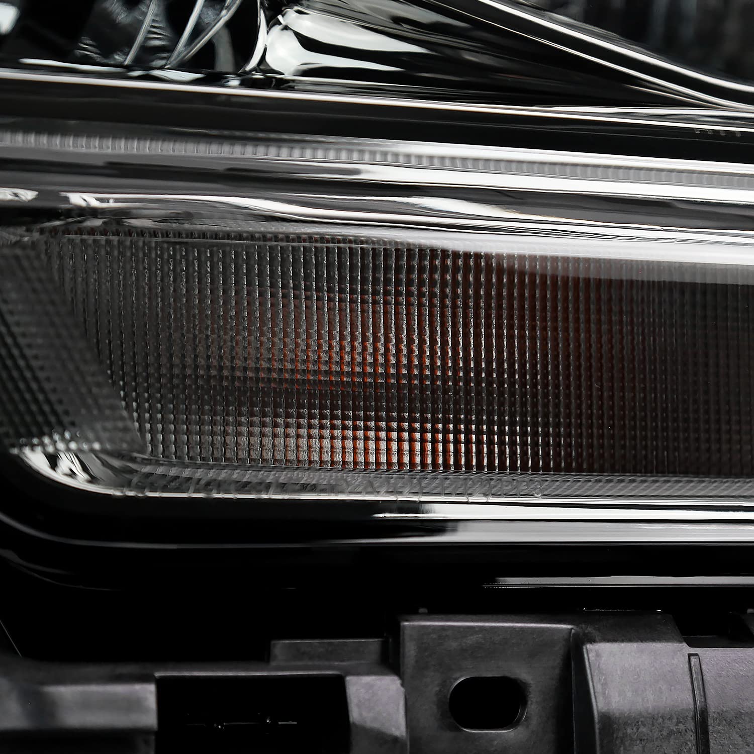 Smoke Headlights SPEC-D TUNING Compatible with 2019-2024 Ram 2500, 3500, Left + Right Pair Headlamp Assembly