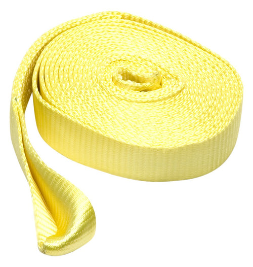 20’ SmartStraps Tow Strap with Loop Ends, Yellow– 17,000lb Break Strength, 5,660lb Safe Work Load – Recover Stuck Vehicles and Small Machinery - Ideal for Home, Auto, Commercial and Recreational Use