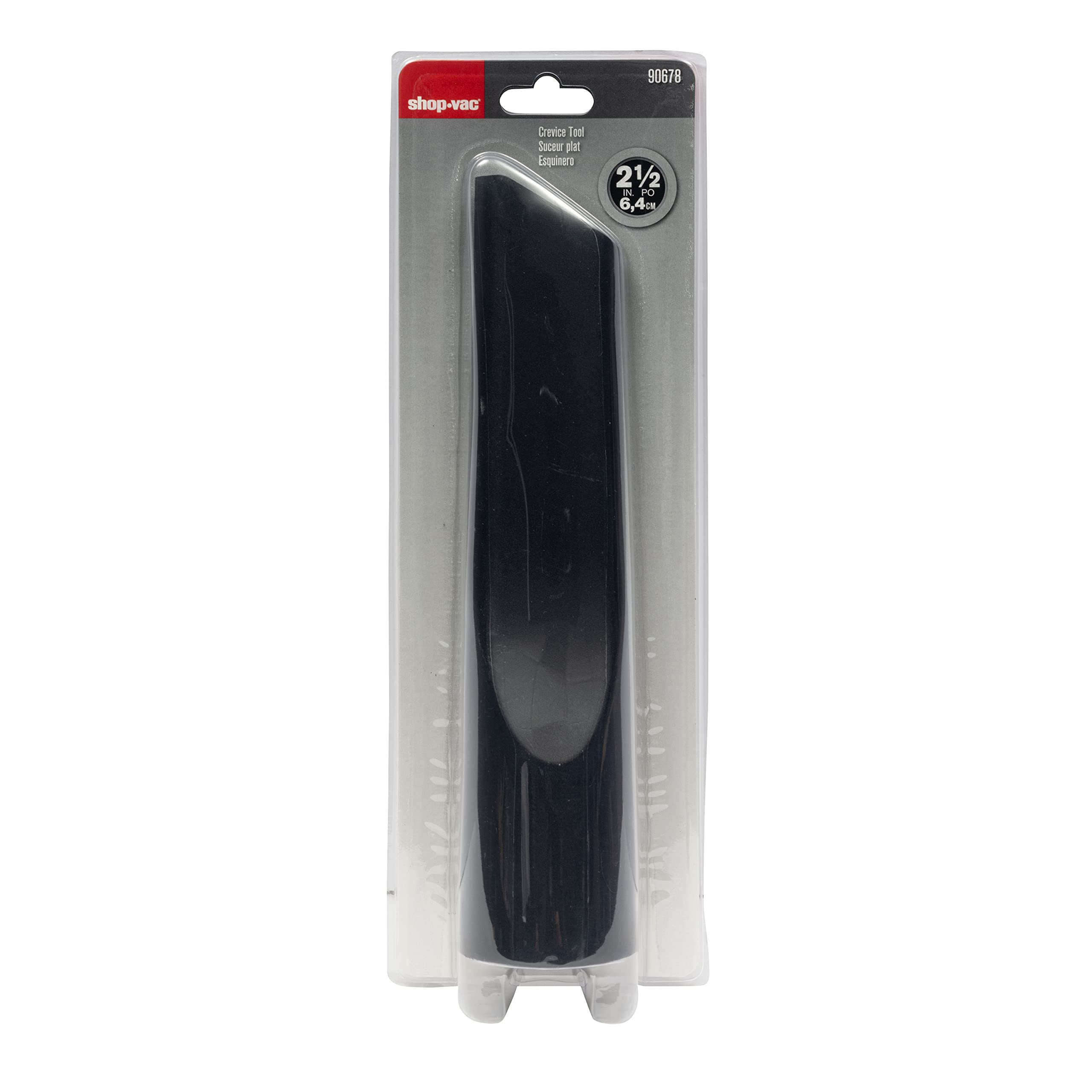 Crevice Tool Shop-Vac 9067800, 2.5 Inch Diameter, Compatible with Wet/Dry Vacuums, (1-Pack)
