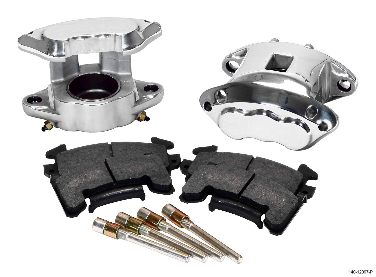 Polished D154 Front Caliper Kit