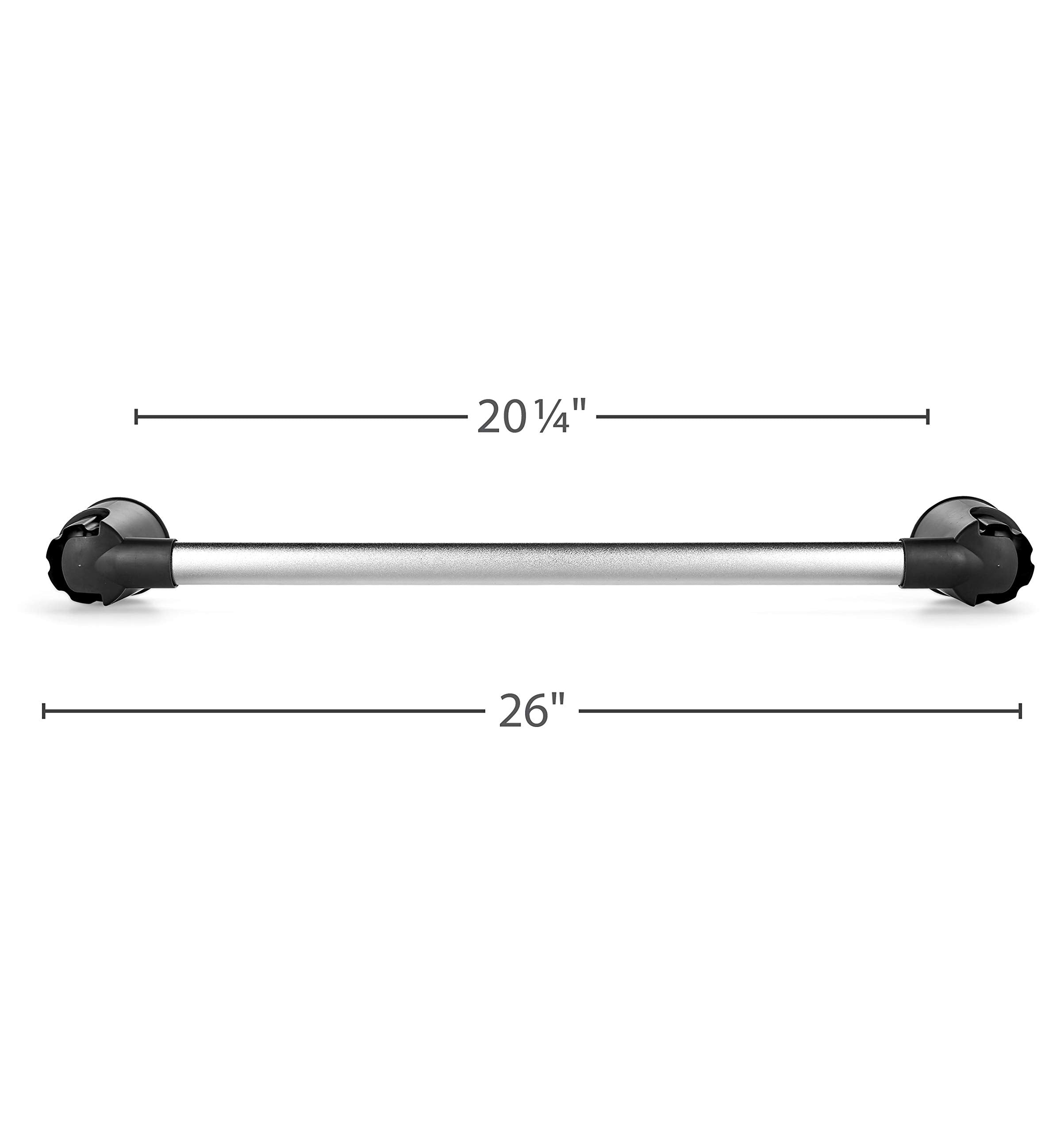 Suction Cup Camco Towel Bar | RV Exterior Installation | Features Mechanical Suction Cups | Durable Construction (44029)