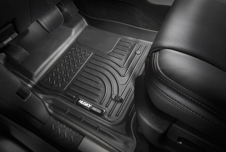 Husky Liners WeatherBeater 98101 Combination Front & 2ND Seat Floor Liners - (3