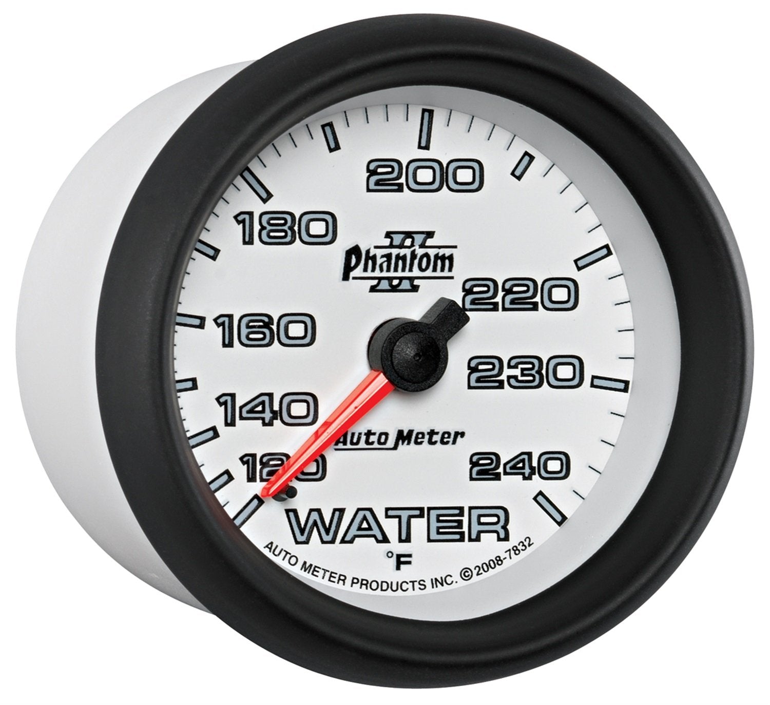 Auto Meter Phantom II 7832 2-5/8" 120-240 F Mechanical Water Temperature Gauge