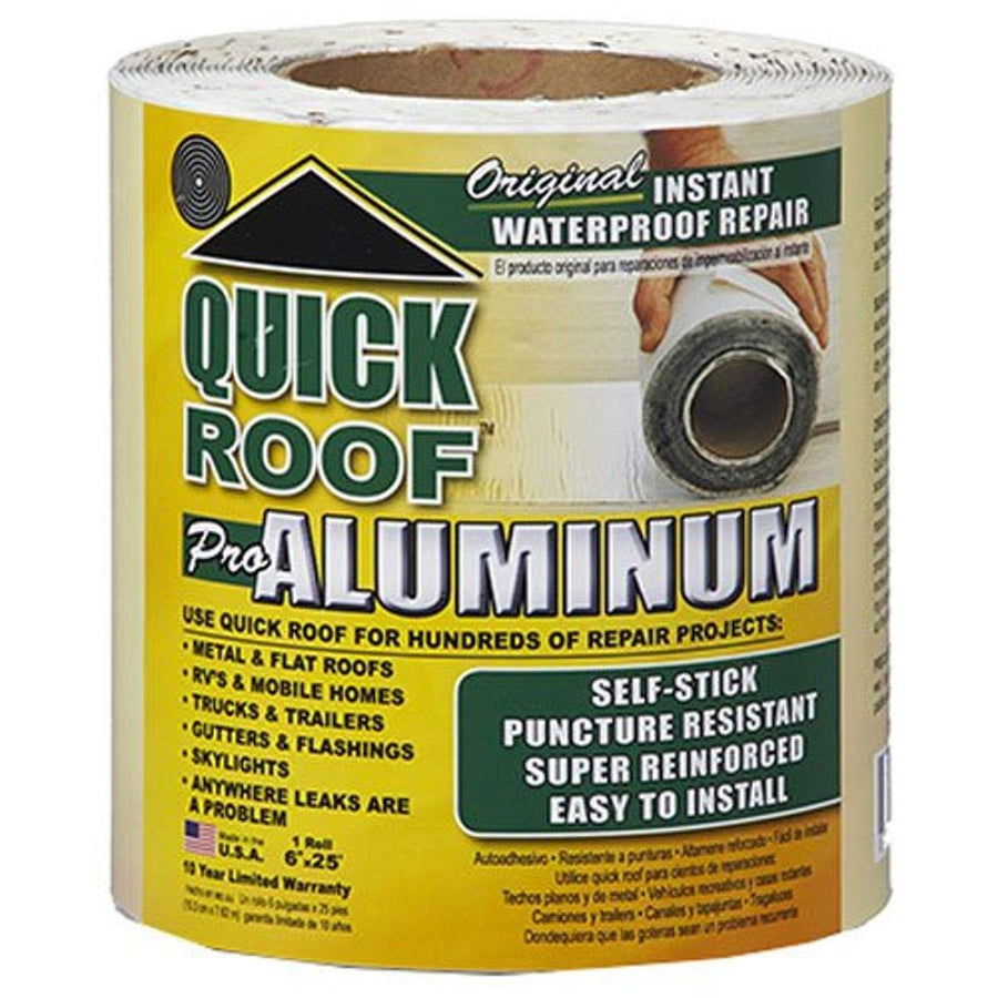 Quick Roof Pro Cofair Aluminum 6" x 25', Yellow