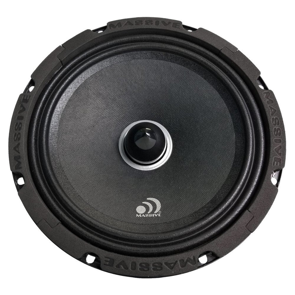 8" Massive Audio M8XL Mid-Range Speaker | 400W Max, 200W RMS, 8 Ohm, Pro Audio Loudspeaker, High SPL Midrange for Car, Motorcycle & UTV Sound Systems