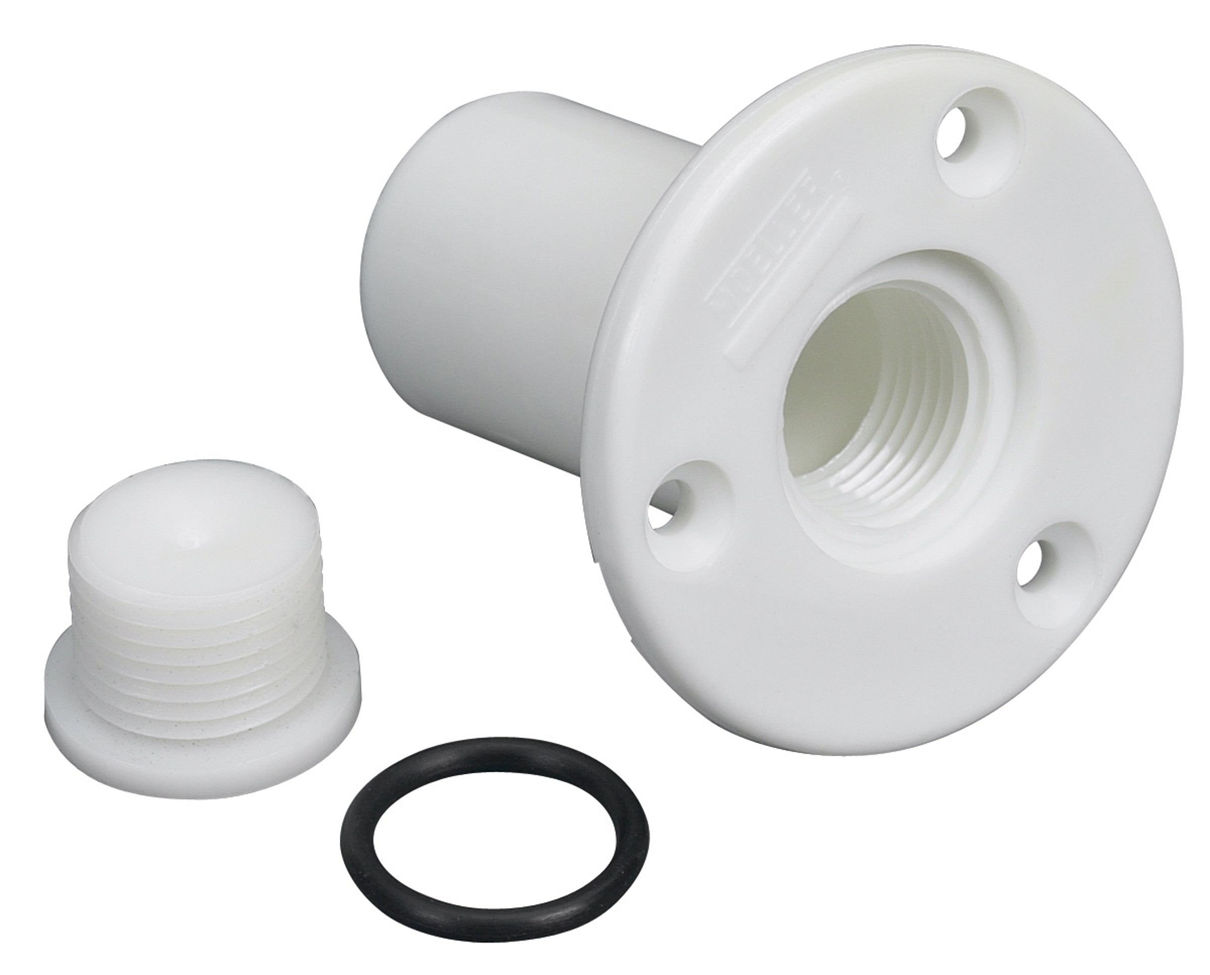 Boat Moeller Transom Drain Tube with Pipe Plug