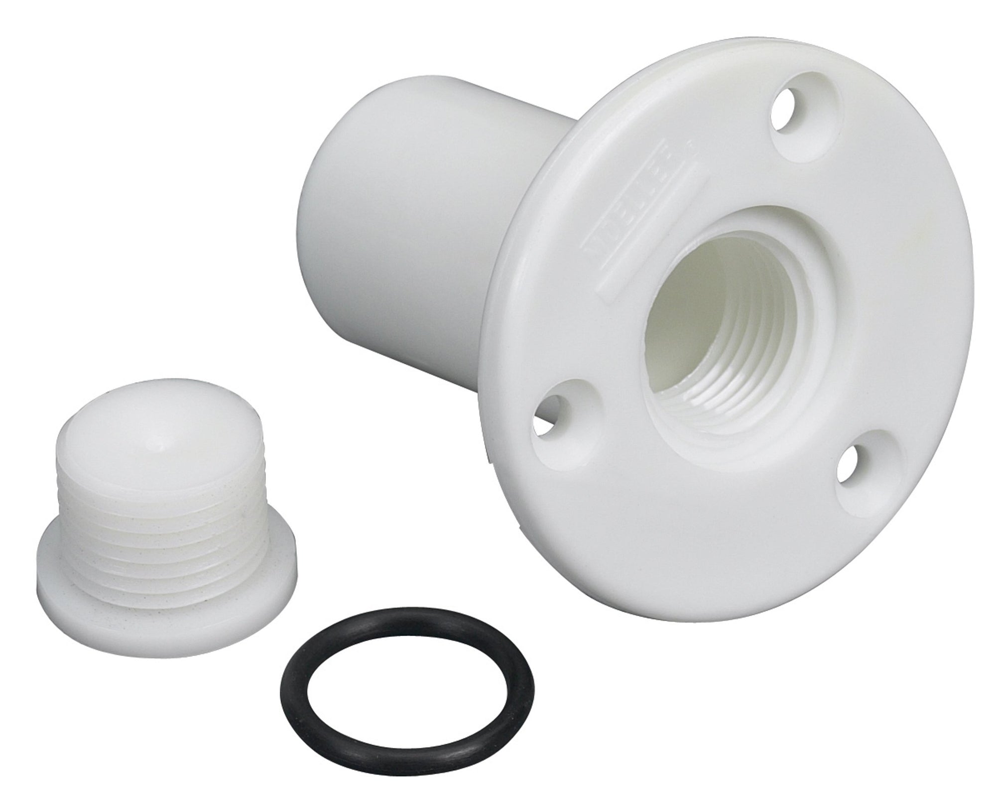 Boat Moeller Transom Drain Tube with Pipe Plug
