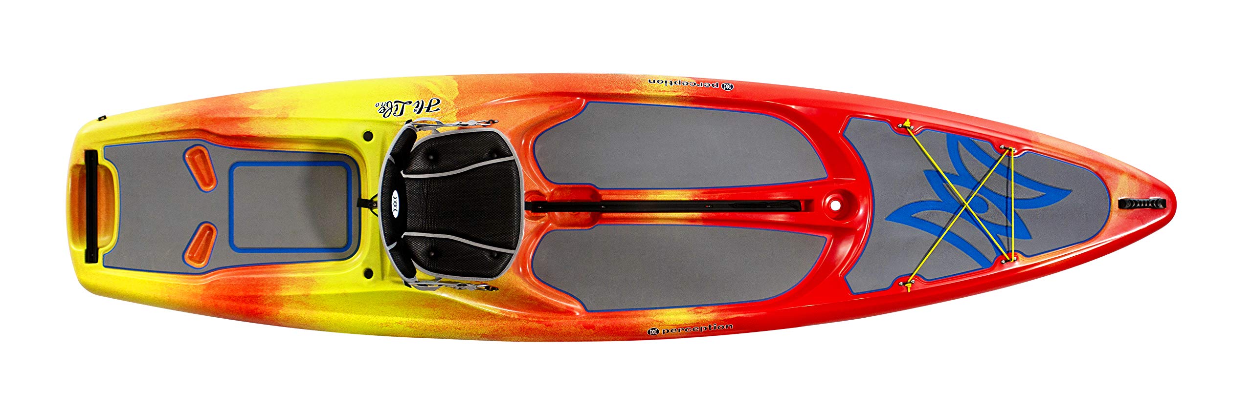 Hi Life 11 Perception Kayaks | Sit on Top Kayak - SUP/Paddleboard | Hybrid Boat with Seat Storage/Cooler | 11' | Sunset, (Model: 9351599042)
