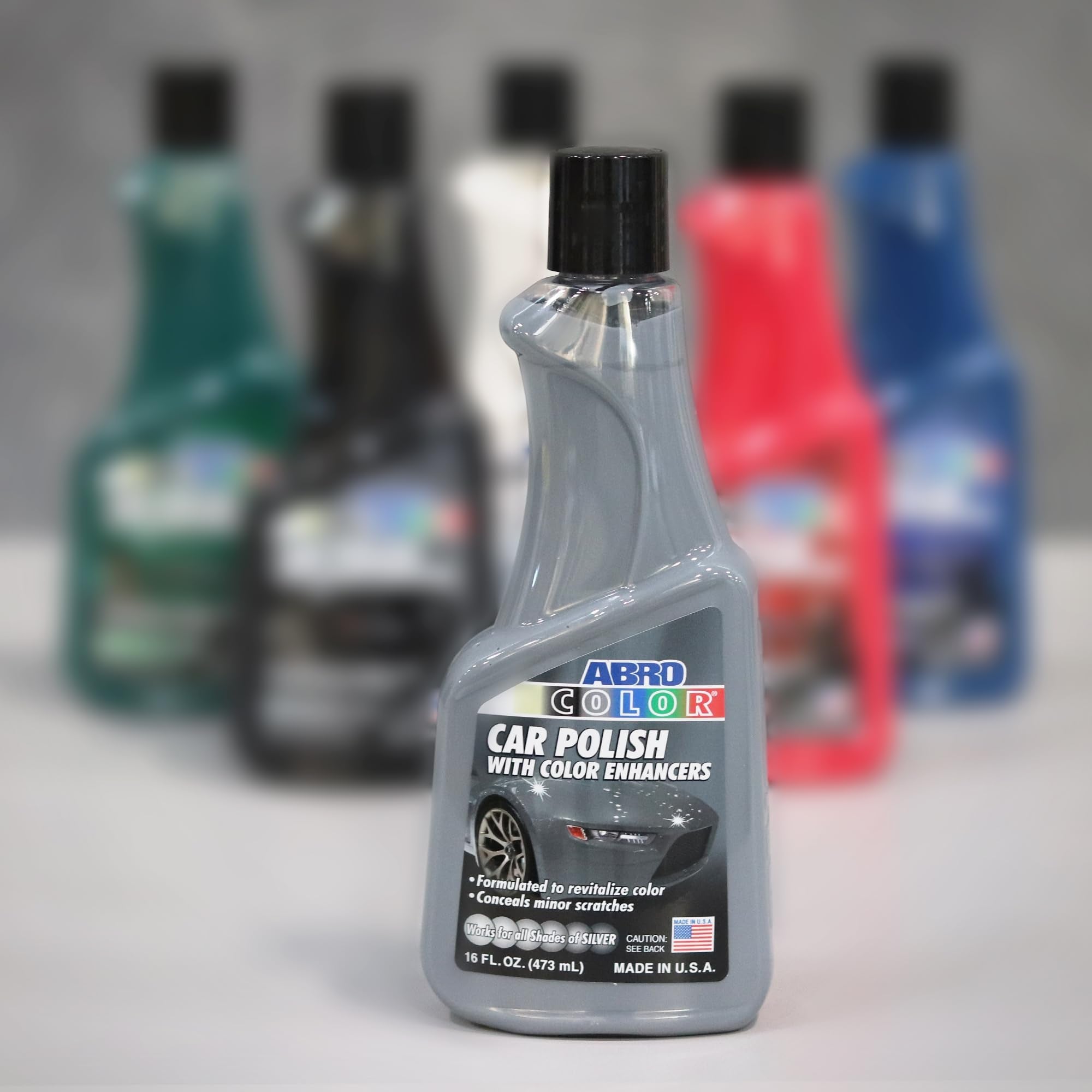 Car Polish ABRO Silver: Scratch Remover for Vehicles and Car Paint Scratch Repair Restorer Wax, Polishing Compound for Car Detailing, Paint Scratch Repair for Vehicles, Car Scratch Remover 16oz.