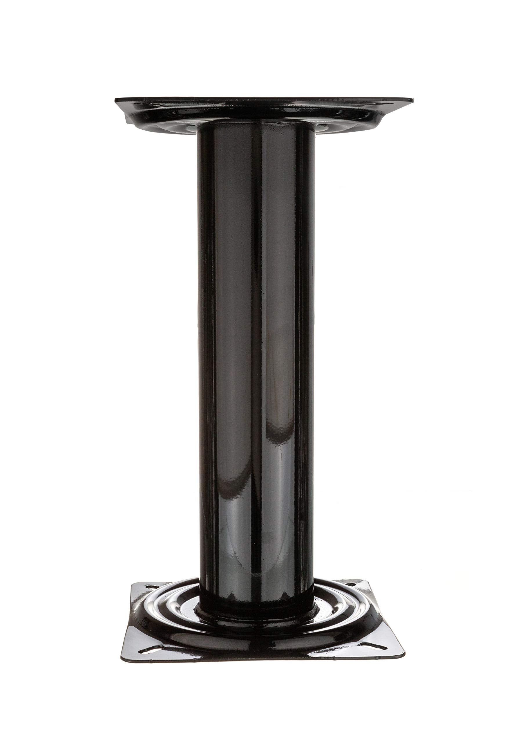 Swivl-Eze Boat Seat Pedestal 91320 with Black Powder-Coated Finish, 13-Inch