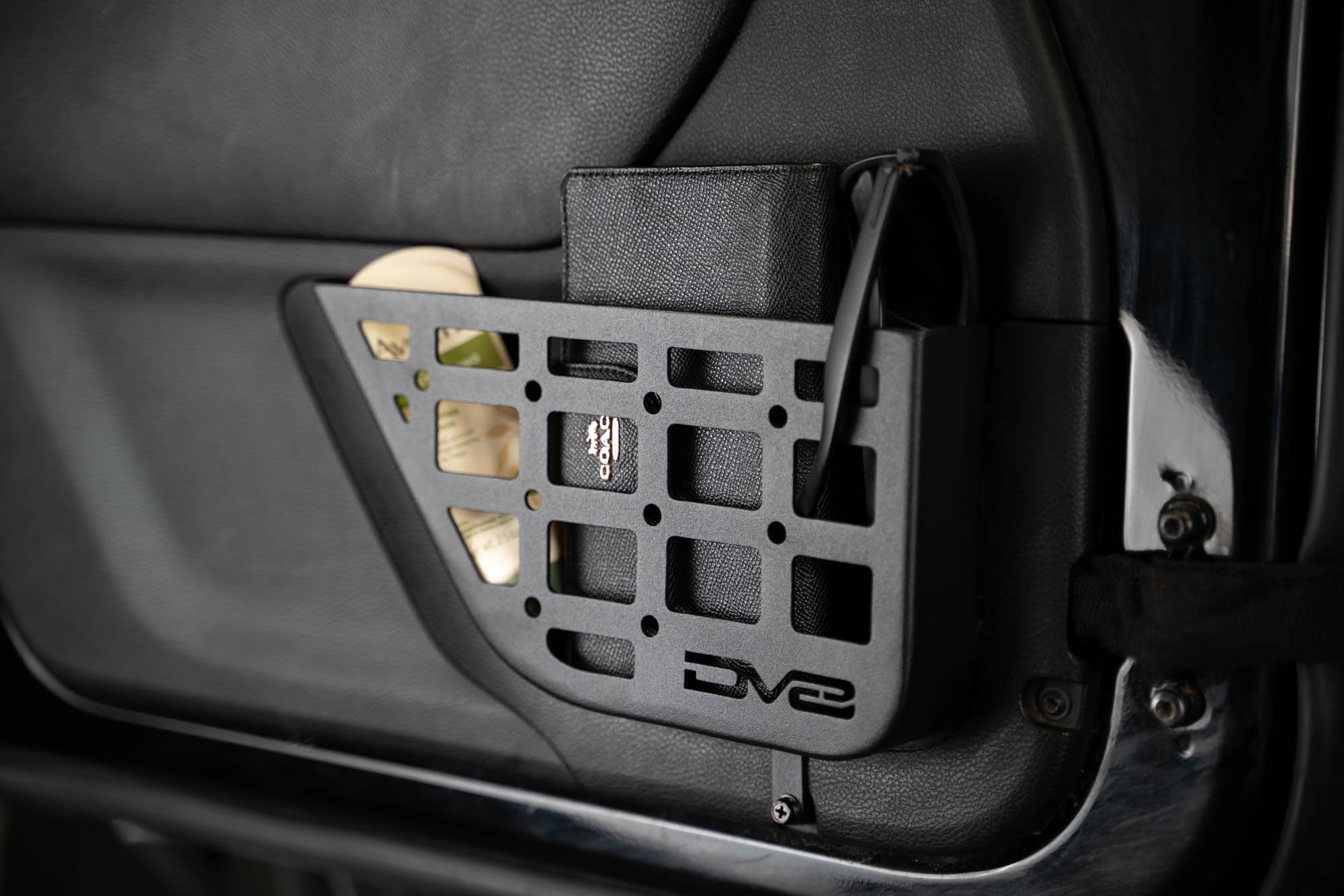 Slim Molle Pockets DV8 Offroad Front Door for 2011-2018 Jeep Wrangler JK | Replaces The Weak Factory Netting | Slimmer Width for Increased Legroom | Molle Panel Design for Mounting Solutions | Pair