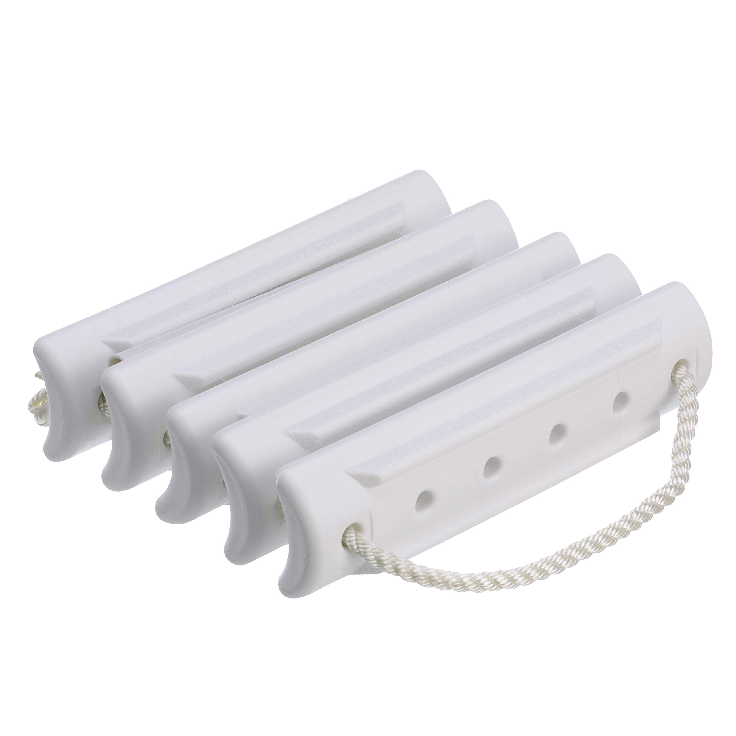 Rope Ladder Attwood 11865-4, 5 Steps, 11 1/2-inches Wide x 64-inches Long, Non-Slip Step Surfaces, Nylon Rope