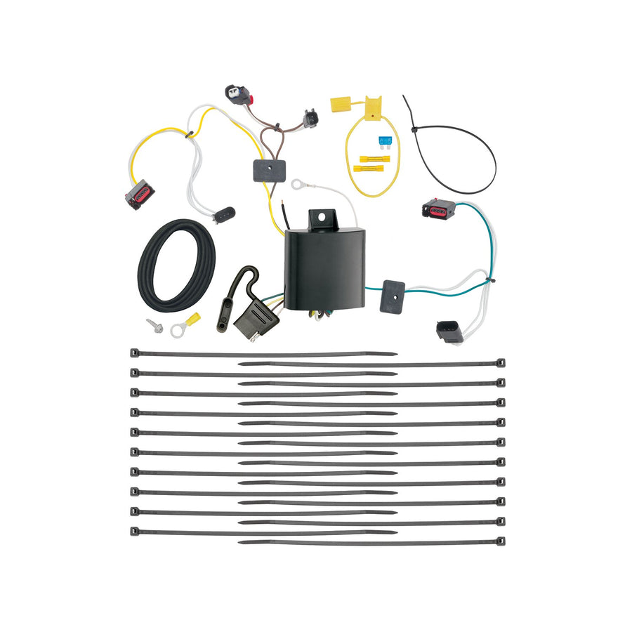 T-One Tekonsha Connector Assembly with Upgraded Circuit Protected ModuLite HD Module, 1 Pack , Black