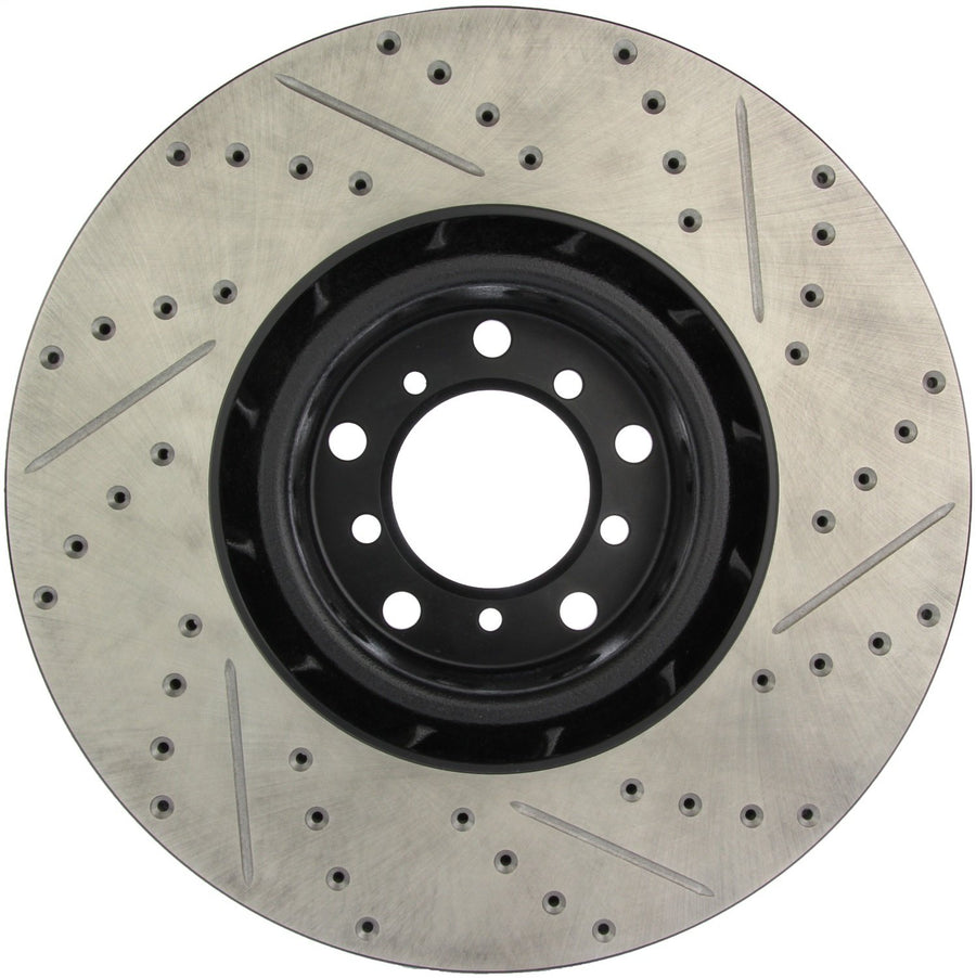 Sport Drilled/Slotted Brake Rotor StopTech 127.34063R (Front Right), 1 Pack
