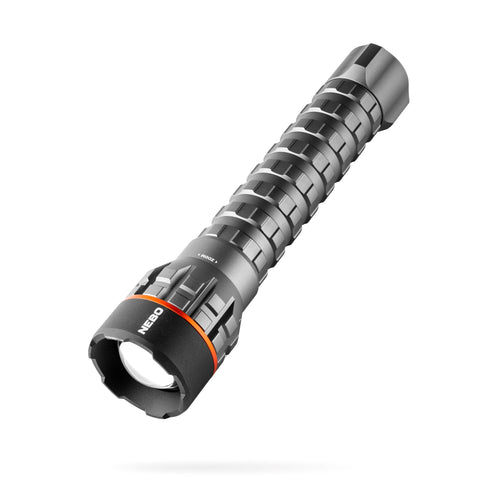 2500L NEBO Newton Powerful, Durable Handheld Flashlight with 5 Light Modes and Easy Touch Button Selector