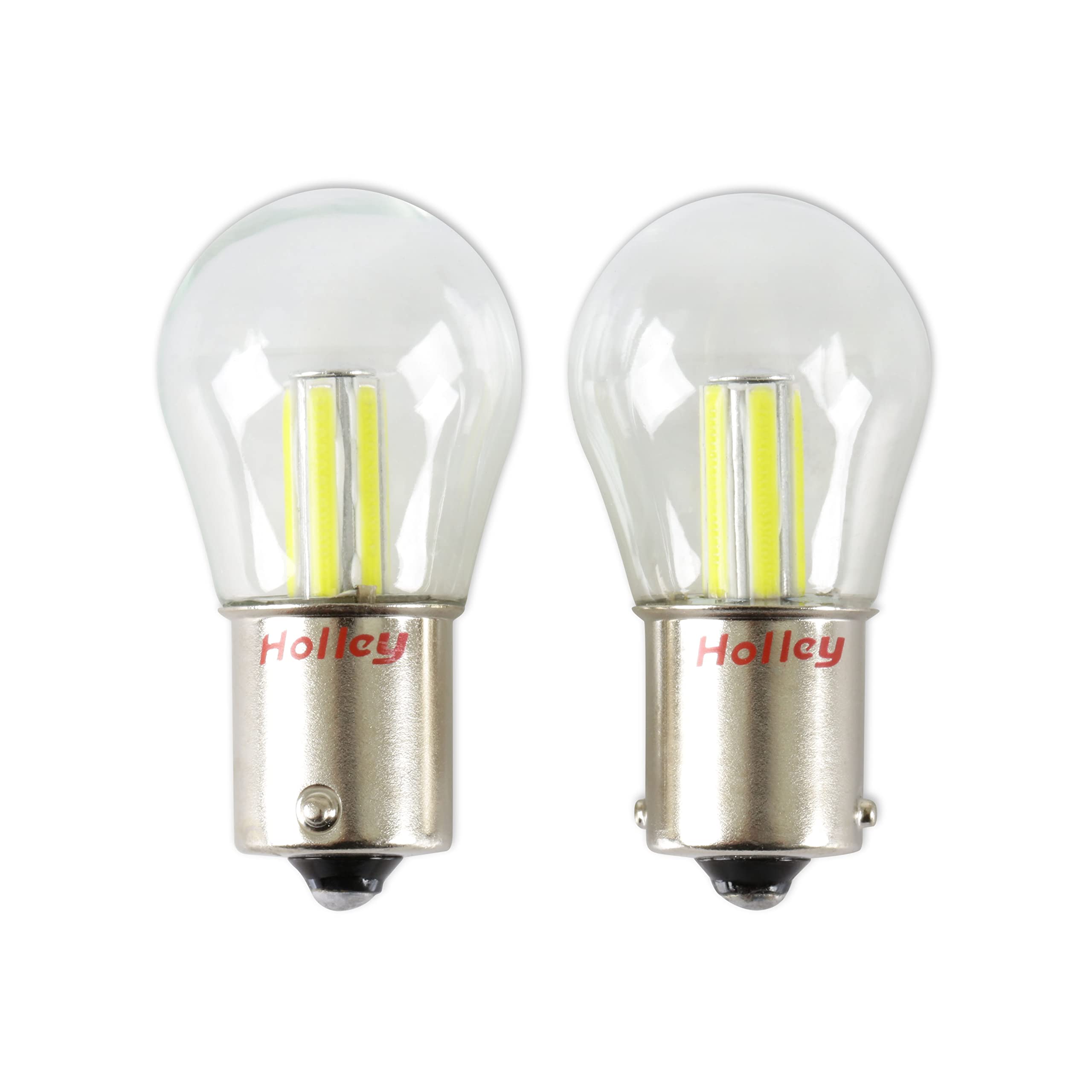 Holley HLED04 RetroBright LED Bulbs - Turn Signal 1156 - Modern White - Pair