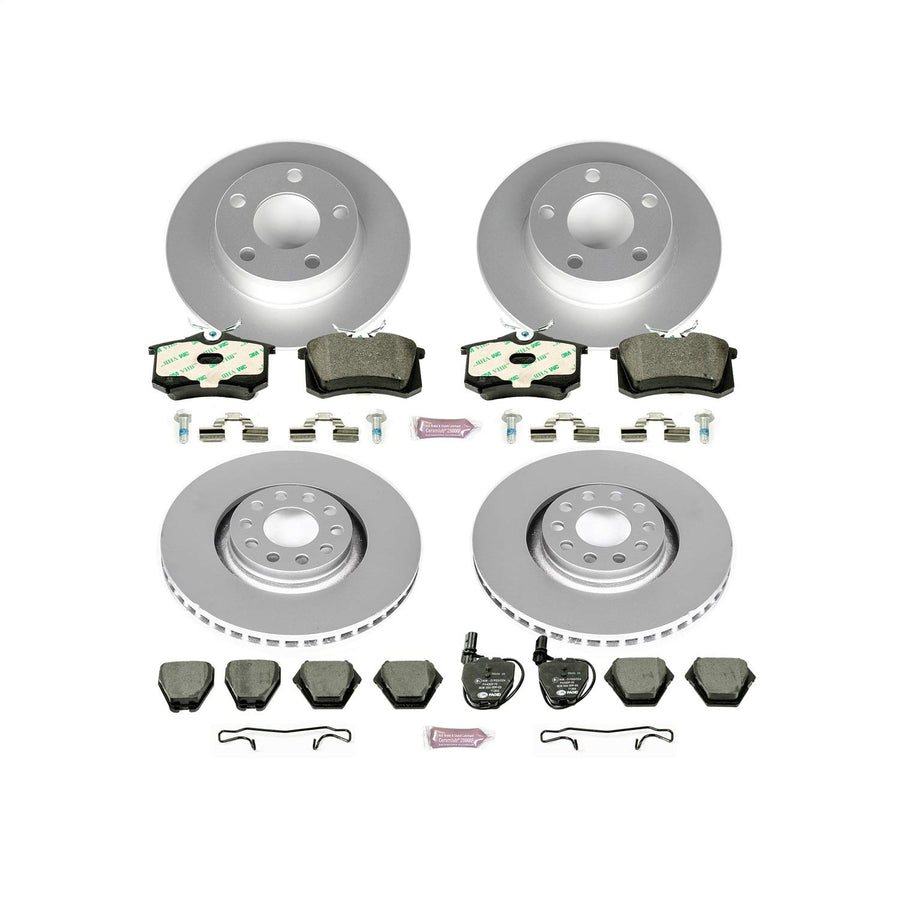 Euro-Stop Power Stop Brake Kit Front and Rear For Audi A6 Quattro 2000-2001 [Model Specific]