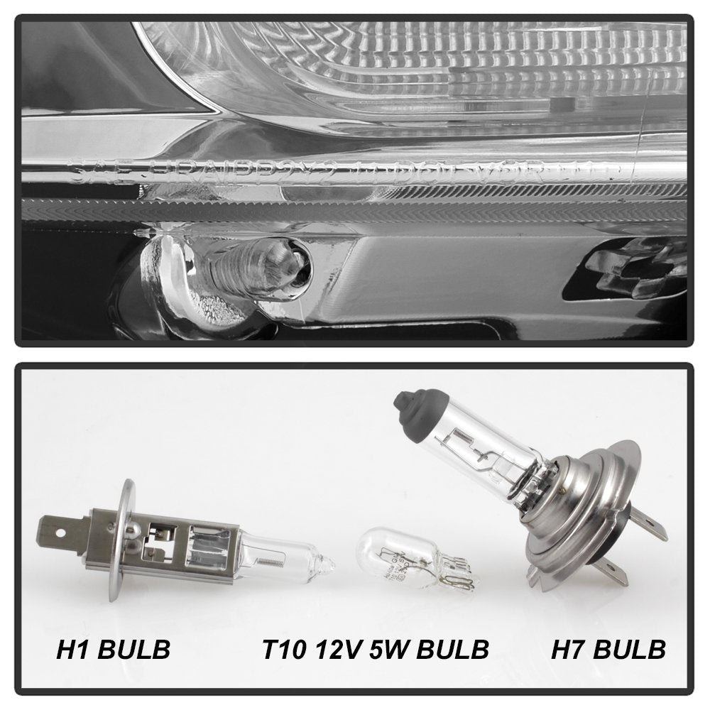 Projector Headlights Aftermarket for Dodge Charger 11-14 [Halogen Model Only] Switchback Turn Signals (Chrome)