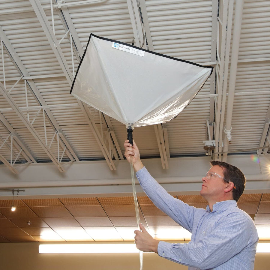 PIG Umbrella-Style Roof Leak Diverter Tarp Kit - 30" x 30" - Translucent - TLS461-TR