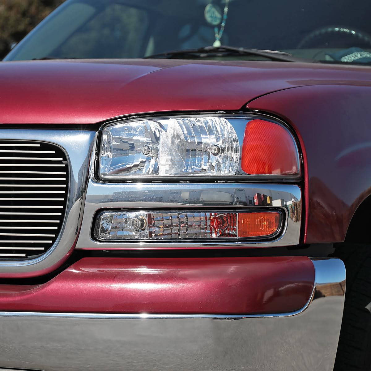 Parking Bumper Lights SPEC-D TUNING Compatible with 1999-2006 GMC Sierra/Yukon Left + Right Pair Assembly